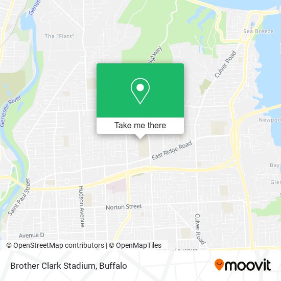 Brother Clark Stadium map