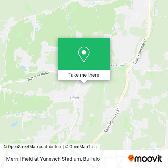 Merrill Field at Yunevich Stadium map