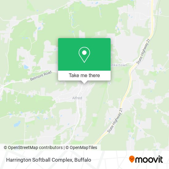 Mapa de Harrington Softball Complex