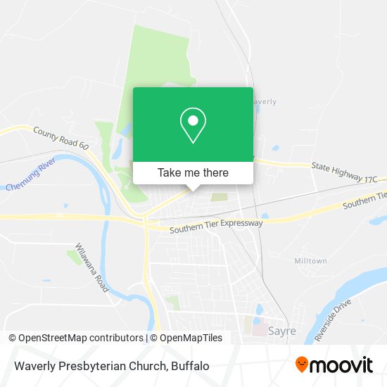 Waverly Presbyterian Church map