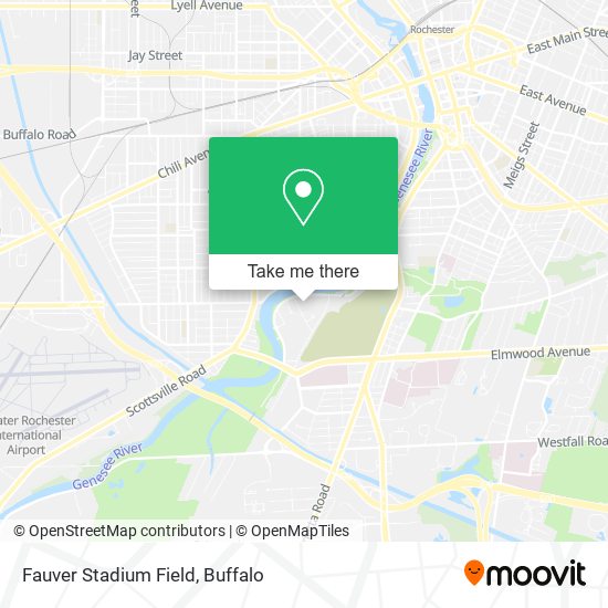 Mapa de Fauver Stadium Field