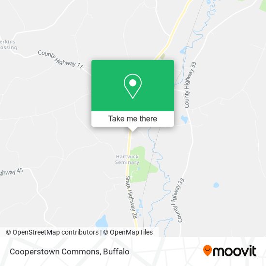 Cooperstown Commons map