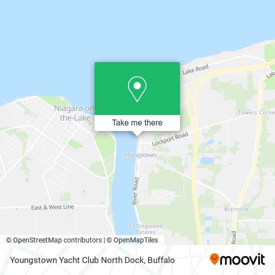 Youngstown Yacht Club North Dock map