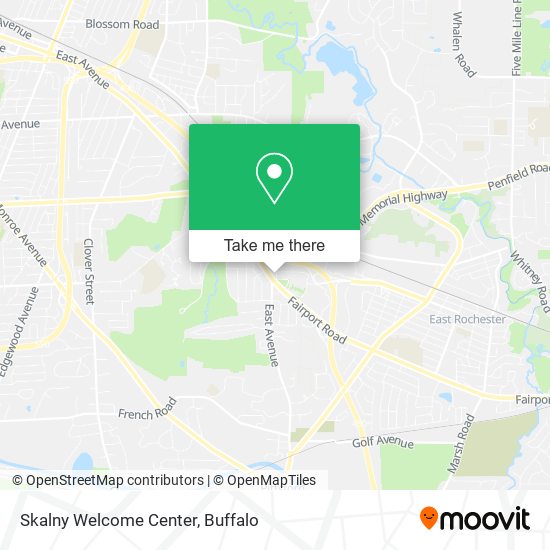 Skalny Welcome Center map