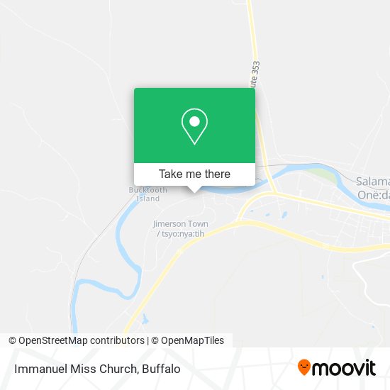 Immanuel Miss Church map