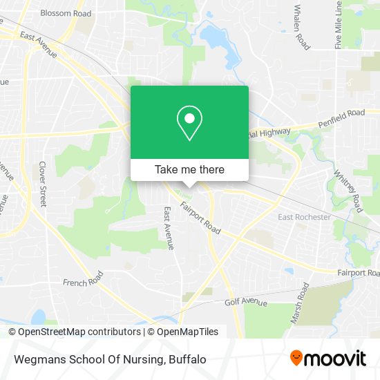 Mapa de Wegmans School Of Nursing