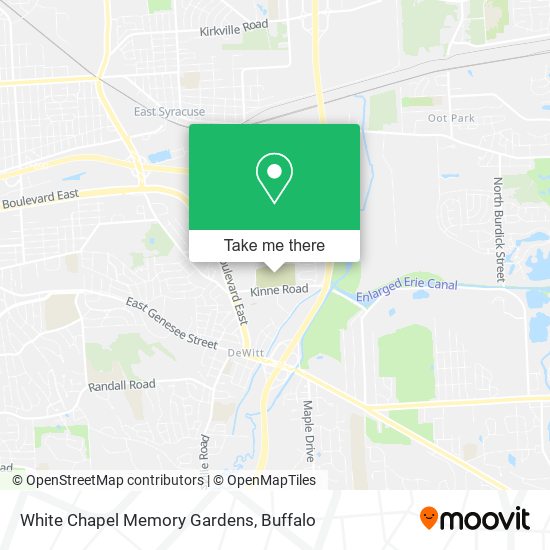 White Chapel Memory Gardens map