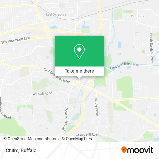 Chillys Distrito Map ¿Cómo llegar a Chili's en Buffalo en autobús?