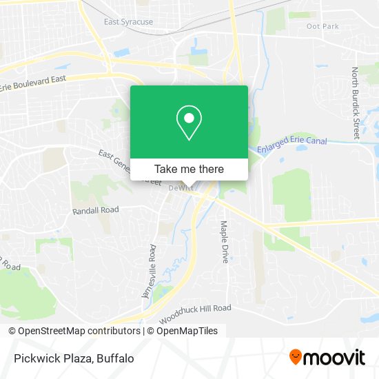 Mapa de Pickwick Plaza