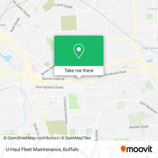 U-Haul Fleet Maintenance map