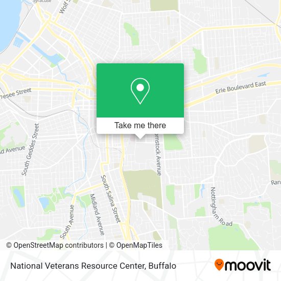 Mapa de National Veterans Resource Center
