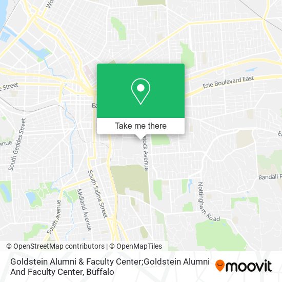 Goldstein Alumni & Faculty Center;Goldstein Alumni And Faculty Center map