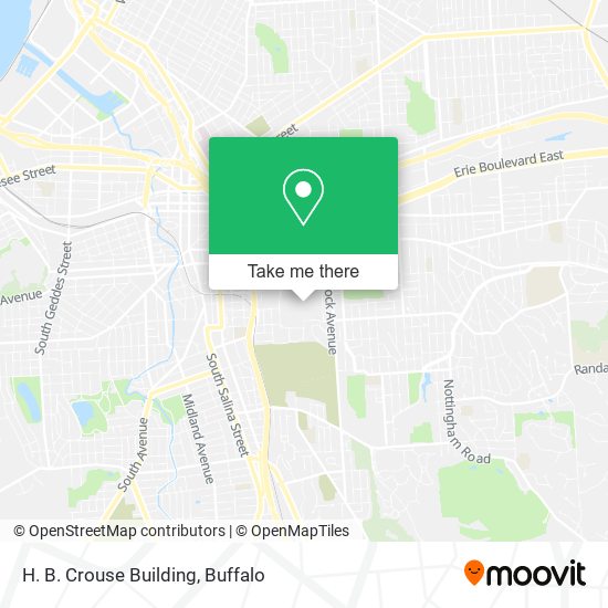H. B. Crouse Building map