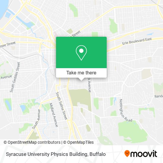 Mapa de Syracuse University Physics Building