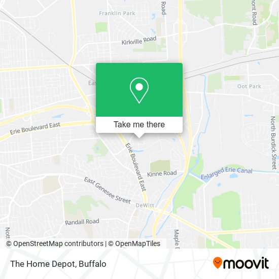 Mapa de The Home Depot