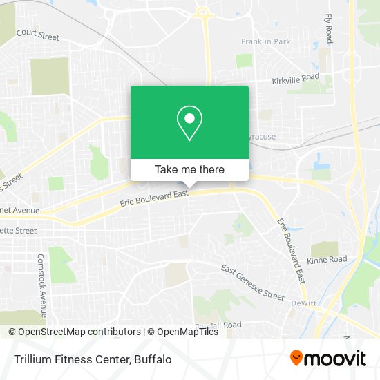 Trillium Fitness Center map