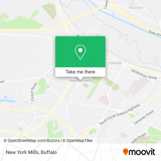 Mapa de New York Mills