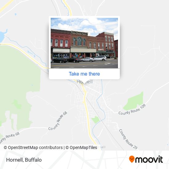 Hornell map