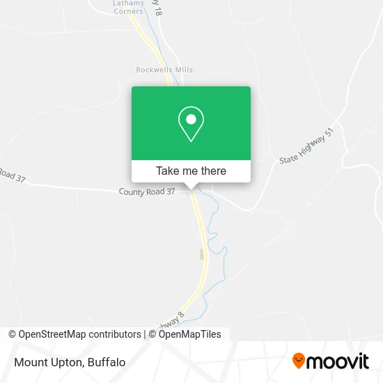 Mount Upton map