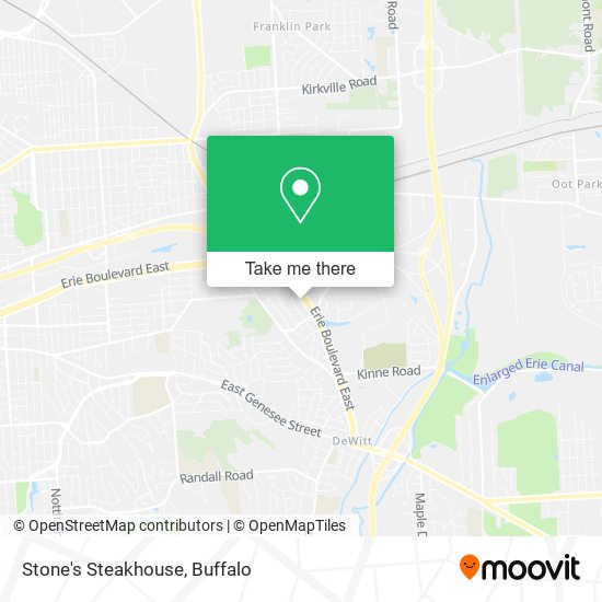 Mapa de Stone's Steakhouse