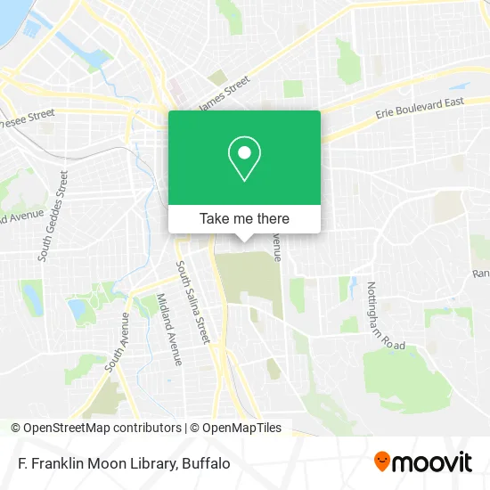 F. Franklin Moon Library map