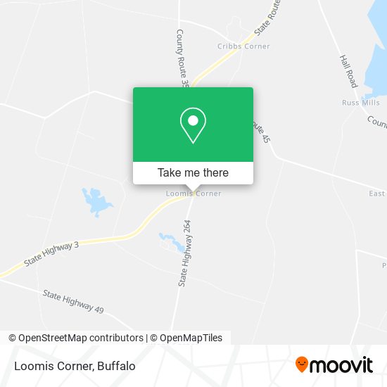 Mapa de Loomis Corner