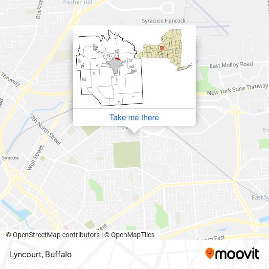 Mapa de Lyncourt