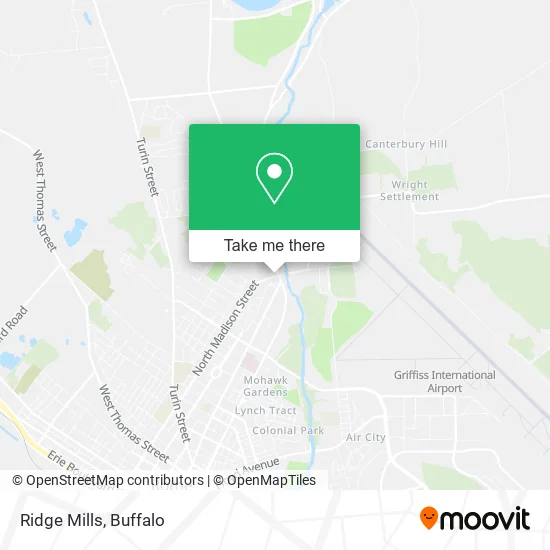 Ridge Mills map