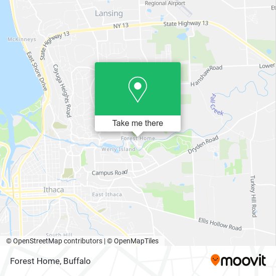 Mapa de Forest Home