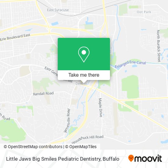Mapa de Little Jaws Big Smiles Pediatric Dentistry