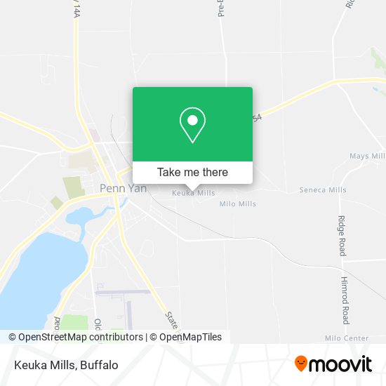 Mapa de Keuka Mills