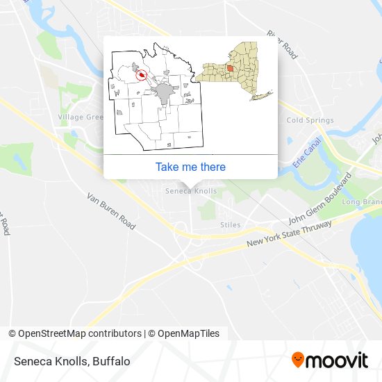 Mapa de Seneca Knolls