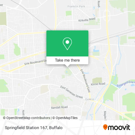 Springfield Station 167 map