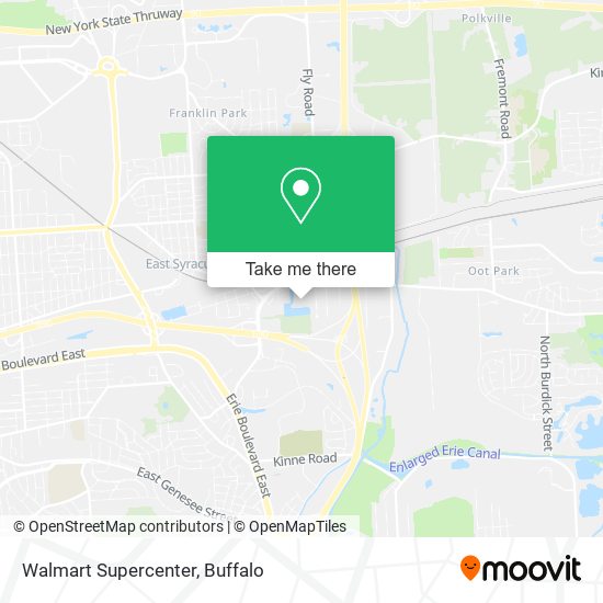 Mapa de Walmart Supercenter
