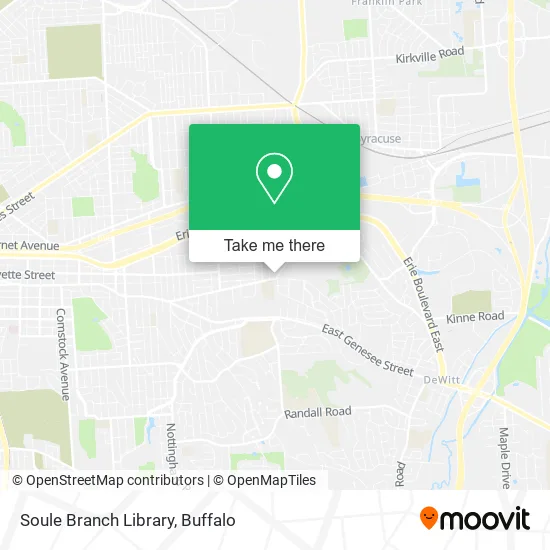 Soule Branch Library map