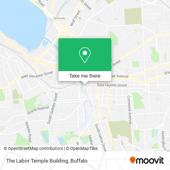 The Labor Temple Building map