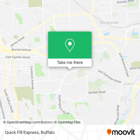 Mapa de Quick Fill Express