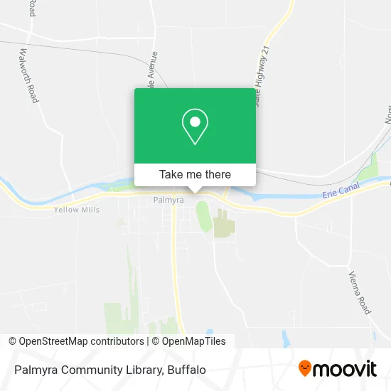 Palmyra Community Library map