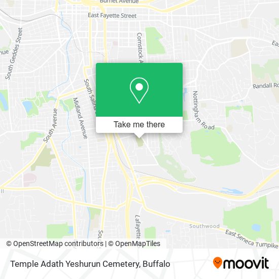 Temple Adath Yeshurun Cemetery map