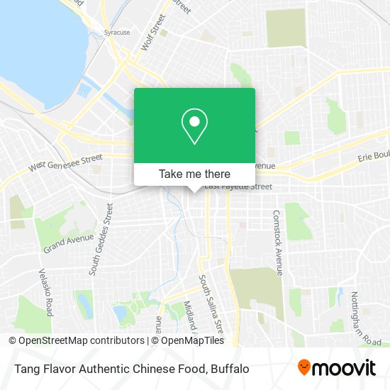 Tang Flavor Authentic Chinese Food map