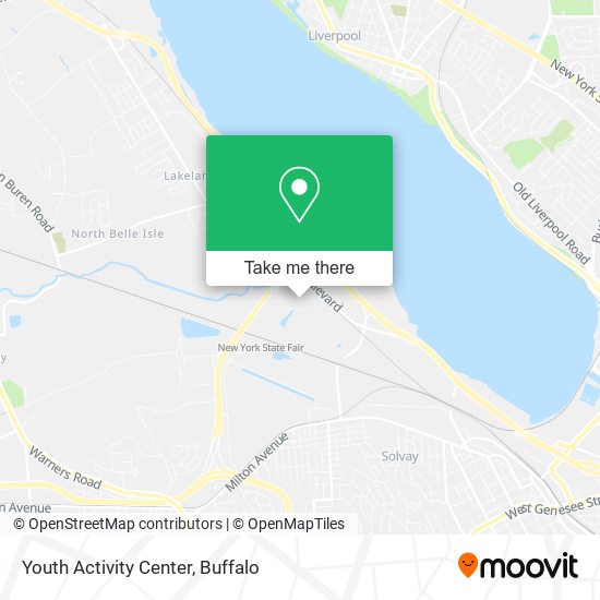 Youth Activity Center map