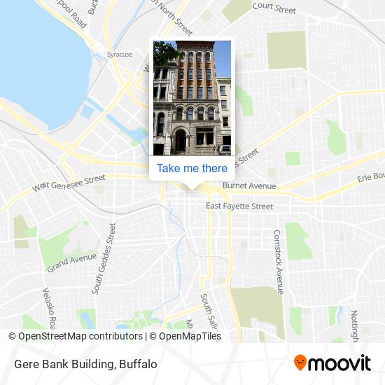 Mapa de Gere Bank Building