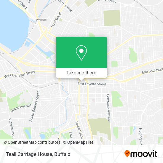 Mapa de Teall Carriage House