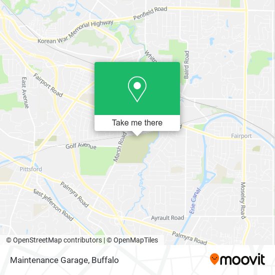 Mapa de Maintenance Garage