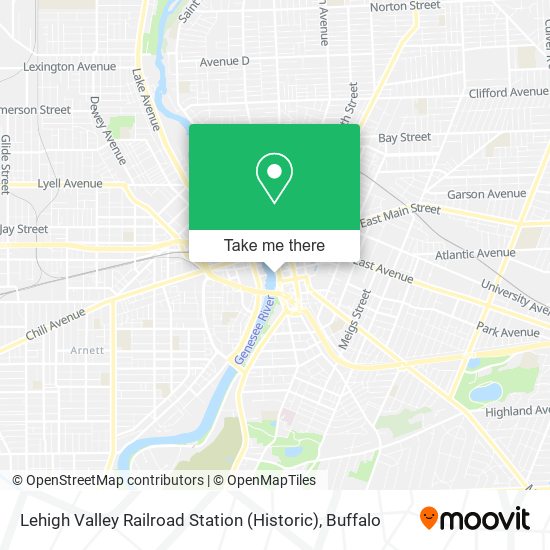 Lehigh Valley Railroad Station (Historic) map