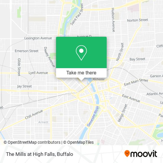 The Mills at High Falls map