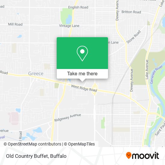 Old Country Buffet map