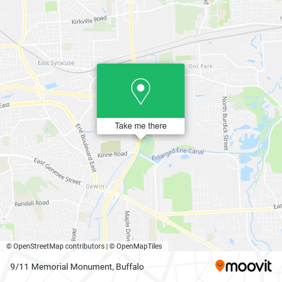 9/11 Memorial Monument map