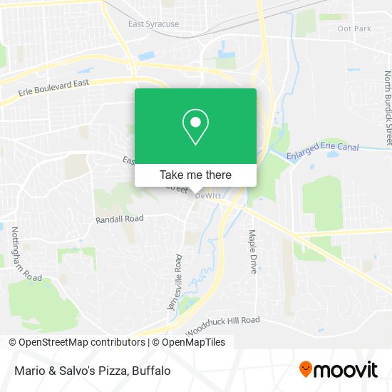 Mario & Salvo's Pizza map