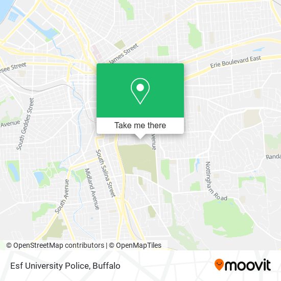 Esf University Police map